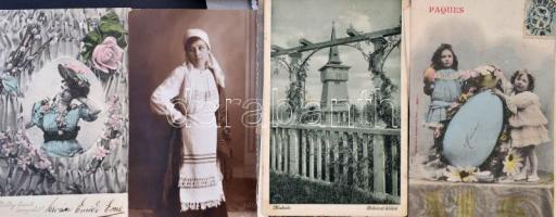 cca 1890-1948 Vegyes papírrégiség tétel, benne sok reklámmal, számlával, fotóval, képeslappal