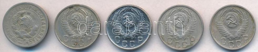 Szovjetunió 1931-1957. 15k Cu-Ni (5xklf) T:2,2-
Soviet Union 1931-1957. 15 Kopeks Cu-Ni (5xdiff) C:...