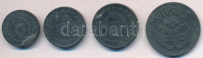 Szerbia / Német megszállás 1943. 10D Zn + Jugoszlávia 1945. 50p Zn + 1D Zn + 2D Zn T:2,-2 lapkahiba
...