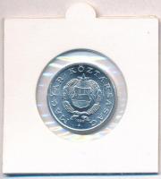 1990. 1Ft Al "MAGYAR KÖZTÁRSASÁG" körirattal, de Kádár-címerrel T:1