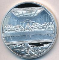 DN "Utolsó vacsora" ezüstözött fém emlékérem. Szign.: CTRFJ ORG (39,5mm) T:PP