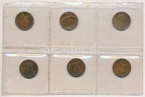 Olaszország 1920R-1931R 10c Cu (9xklf) + 1908R-1922R 20c Ni (10xklf) + 1918R-1919R 20c Cu-Ni (2xklf)...