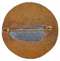 1961. "Nemzetközi Lövészverseny Budapest 1961 - M.H.S." zománcozott jelvény (22mm) T:2