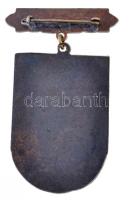 1961. "Spartacus" zománcozott turista jelvény (24x47mm) T:2