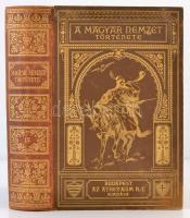 A magyar nemzet története III. kötet. Szerk.: Szilágyi Sándor. Pór Antal, Schönherr Gyula: Anjou ház és öröksei (1301-1439). Bp., 1895, Athenaeum. Kiadói aranyozott félbőr-kötés, a borító alsó sarkai kopottak, foltosak, számos illusztrációval.