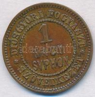 DN "Diósgyőri Fogyasztási Szövetkezet - 1 Nagy Syphon" Cu bárca T:2