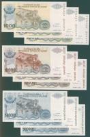 Horvátország/Krajina Szerb Köztársaság 1994. 1000D (3x), 10.000D (3x), 500.000D (3x) mindegyik sorszám nélkül! T:I