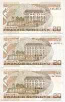 Ausztria 1967. 20Sch (3x) + 1986. 20Sch (3x) T:III
Austria 1967. 20 Schilling (3x) + 1986. 20 Schil...