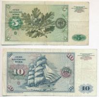 NSZK 1960. 5M + 1980. 10M T:III egyik ragasztott
FRG 1960. 5 Mark + 1980. 10 Mark C:F one glued
Kr...