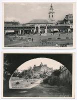 Beregszász, Berehovo; 2 db régi képeslap / 2 pre-1945 postcards