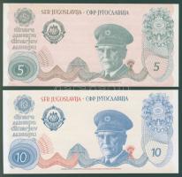 Jugoszlávia 1990. 5D + 10D "Tito" ki nem adott pár T:I RRR!!!