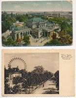 11 db RÉGI osztrák városképes lap, vegyes minőség / 11 pre-1945 Austrian town-view postcards, mixed quality