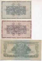 Vegyes 7db-os bankjegy tétel, benne: 1947. 10Ft, 1947. 100Ft, 1949. 10Ft, 1949. 100Ft T:III-IV