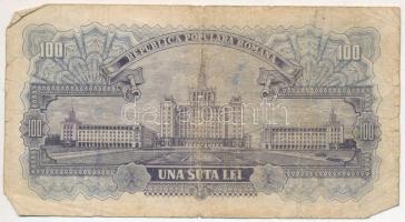 Románia 1952. 100L T:III-
Romania 1952. 100 Lei C:VG