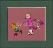 Jelzés nélkül: Nepp József Hófehérke (1983) című rajzfilm egyik fázis rajza, paszpartuban, 14×16 cm