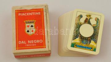 Piacentine Dal Negro Treviso mini kártyapakli, eredeti dobozában, 40 lap
