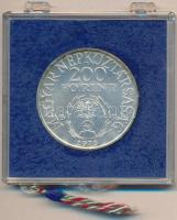 1976. 200Ft Ag "II. Rákóczi Ferenc" eredeti, plombált MNB plasztiktokban T:BU
Adamo EM48