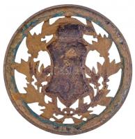 DN "Magyar címer" öntött, modern Br plakett (102mm) T:1