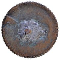 DN "Szűz Mária" Br érem, utólag hátlapra forrasztott csavarral, autójelvény(?) (62mm) T:2