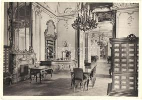 Budapest VIII. Fővárosi Könyvtár, Katalógus-terem, belső