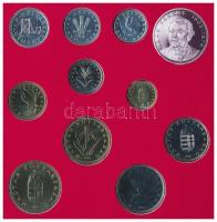 1994. 10f-200Ft (11xklf) forgalmi sor dísztokban, közte 1994. 200Ft Ag "Deák", "Magya...