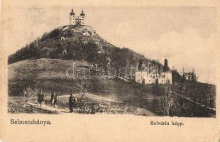 Selmecbánya, Banska Stiavnica; Kálvária hegy. Joerges kiadása / calvary hill (b)