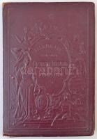 ~1910-1920. "Első Magyar Általános Biztosító Társaság Budapesten" kisalakú bőr mappa, domb...