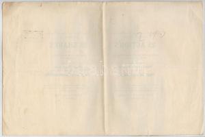 Budapest 1935. "Salgó-Tarjáni Kőszénbánya Részvény-Társulat" huszonöt részvénye egyben öss...