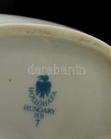 Hollóházi Szatmári Szilvapálinka porcelán butella, hibátlan, jelzett, m: 25,5 cm