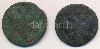 Orosz Birodalom 1735-1736. Polushka (1/4k) Cu (2xklf) T:3
Russian Empire 1735-1736. Polushka (1/4 K...
