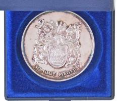 1997. "Somogy megye / Somogy megye Közgyűlése" ezüstözött fém emlékérem, dísztokban, ajánd...