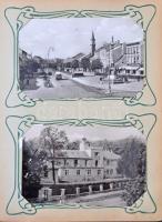 96 db MODERN fekete fehér Soproni városképes lap sérült albumban / 96 modern black and white Hungari...