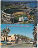 55 db MODERN amerikai városképes lap / 55 modern USA, American town-view postcards