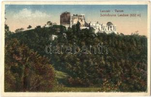 Lánzsér, Landsee; várrom, A. Pelnitschar kiadása / castle ruins (EK)