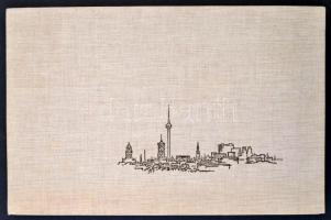 Maletzke, Helmut: Berlin. Hauptstadt der DDR. [Berlin], é. n.,  n. n. 10 db jelzett grafika, vászonk...