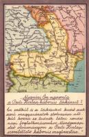 Megnézi Ön naponta a Pesti Hírlap háborús térképeit?; A romániai háború térképe; kiadja a Pesti Hírlap / Map of the Romanian war (EK)