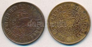 Holland Kelet-India 1945P 2 1/2c Br T:2-,3
Netherlands East Indies 1945P 2 1/2 Cents Br C:VF,F
Kra...