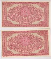 1920. 2K "2ab", csillagos sorszám (2x) sorszámkövetők T:I
Adamo K7/1