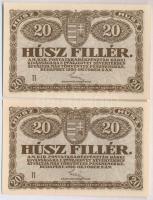 1920. 20f "11"-es sorszámmal (2x) T:I Adamo K1