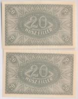 1920. 20f "11"-es sorszámmal (2x) T:I
Adamo K1