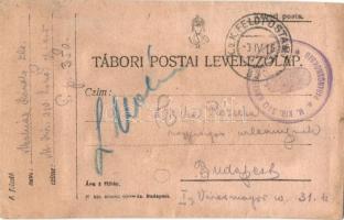 1916 M. Kir. 310. honvéd gyalogezred parancsnokság, katonai zenekar csoportképe / WWI K.u.K. militar...