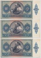 1941. 20P (3x) sorszámkövetők T:I,I- kis fo.
Adamo P12