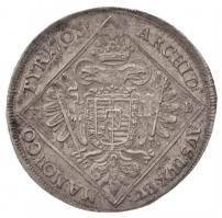 1703K-B 1/4 Tallér Ag "I. Lipót" Körmöcbánya (7,18g) T:2,2- ph. anyagfelesleg / 
Hungary ...