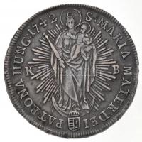 1742K-B Tallér Ag "Mária Terézia" Körmöcbánya (28,7g) T:2,2- ph., patina / 
Hungary 1742K...