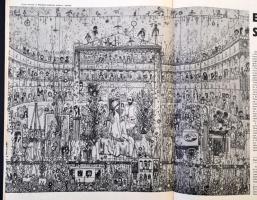 1966-1979 Budapest folyóirat 12 száma, változó állapotban