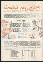 1939 Gázművek Illusztrált nyomtatvány 8p. . Gebhardt jelzett. Az 1939-es BNV-re készült