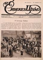 1915-1917 Érdekes Újság hat száma, papírkötés, változó, többnyire viseltes állapotban