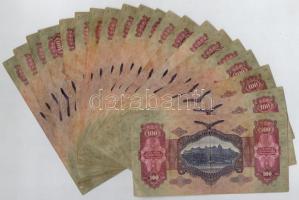 1930. 100P (30x) közte csillagos sorozatszámú is T:III,III-