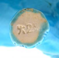 Kínai porcelán Fo-kutyák (kapuőrző oroszlánok), 2 db, hibátlanok, jelzés nélkül, 15x11 cm