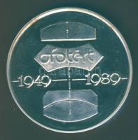 1989. "Ofotért-150 éves a fotográfia" Ag emlékérem 35,76g T:PP Díszdobozban!